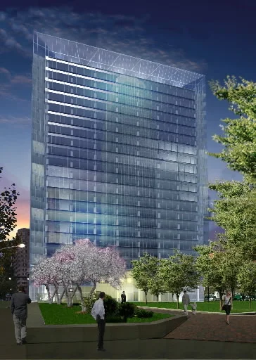 Rendering - view from Superior Avenue at East Roadway