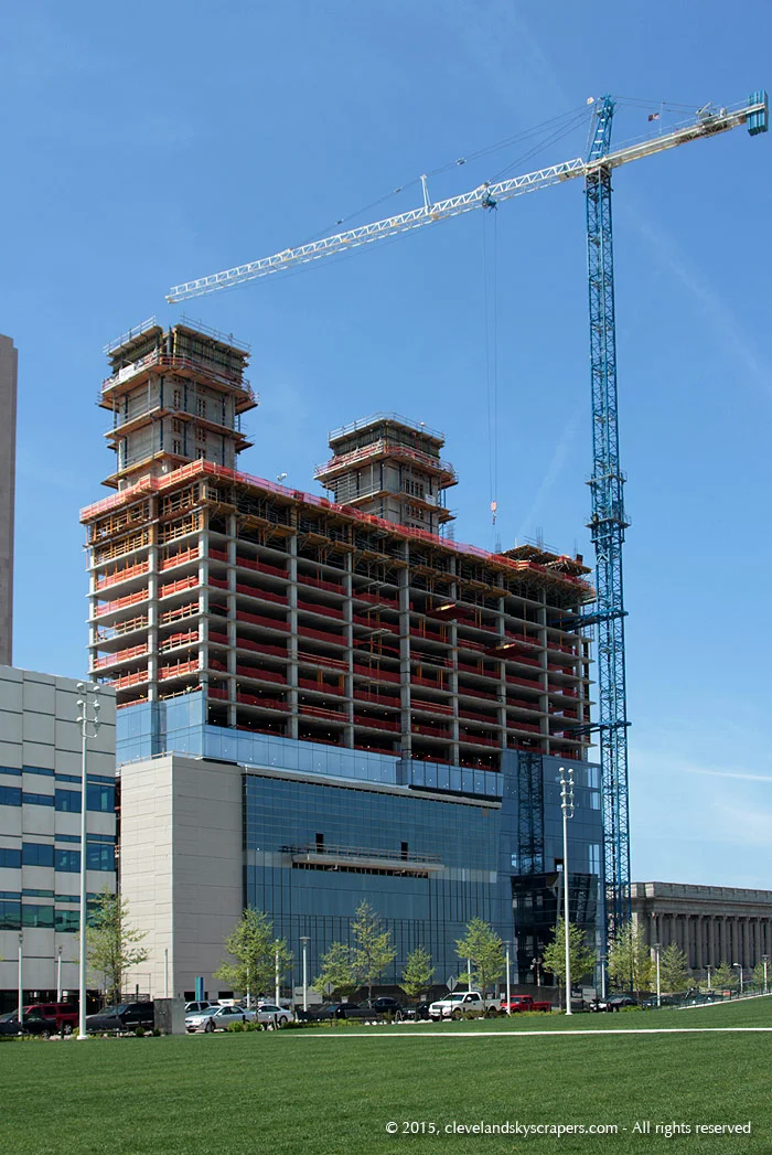 View from St. Clair Avenue, May 2015