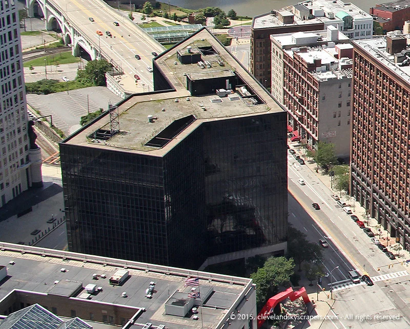 View from the Terminal Tower observation deck, August 2013