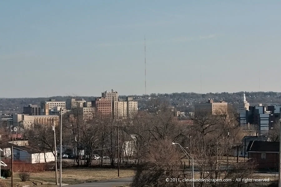 View from St. Elizabeth Medical Center, March 2011.
