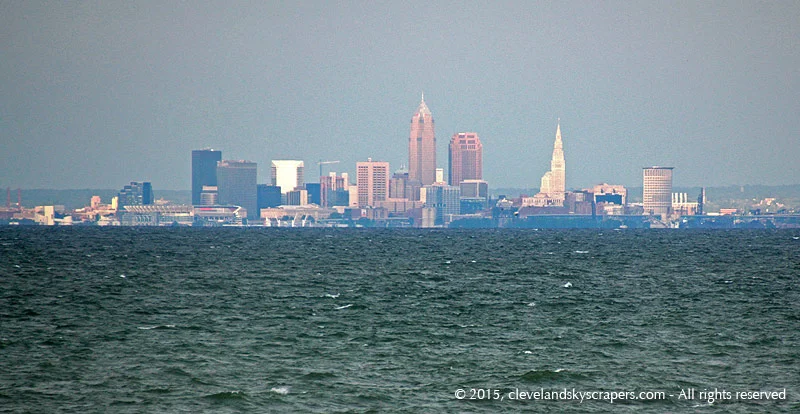View from Avon Lake, 15 miles west of Public Square, August 2015