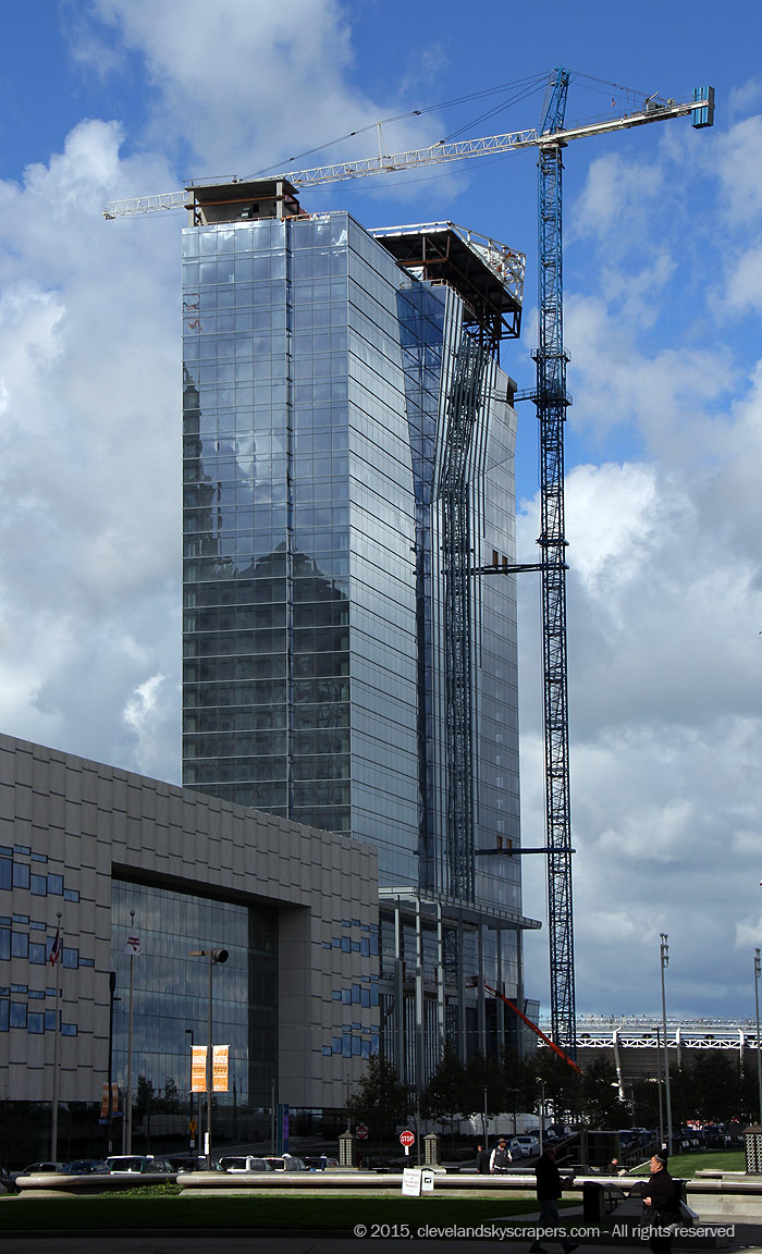 View from Rockwell Avenue at East 3rd Street, October 2015