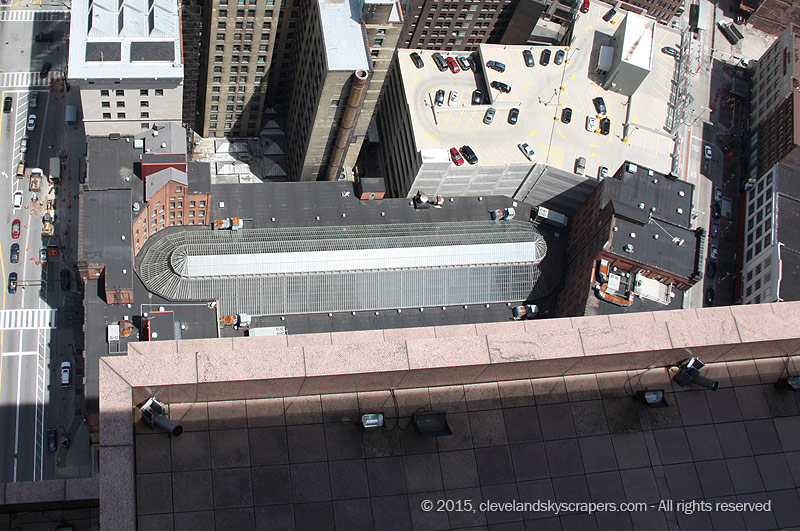Aerial view from 200 Public Square, June 2009