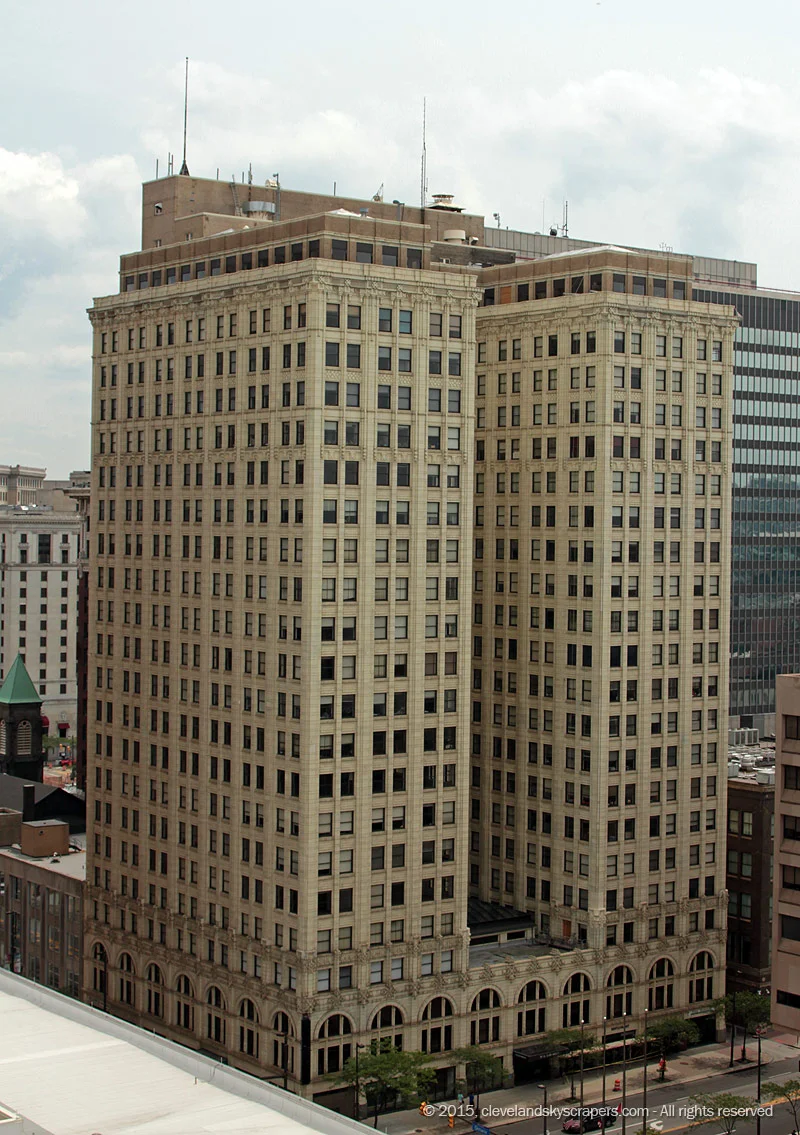 Aerial view from Lakeside Avenue and Ontario Street