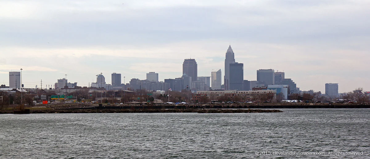 View from Cleveland Lakefront Nature Preserve, December 2015