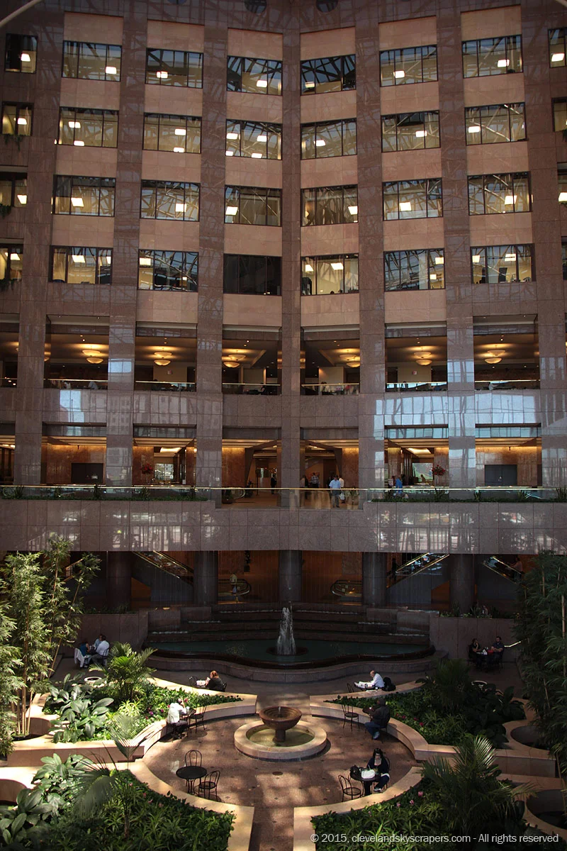 View of atrium, July 2015