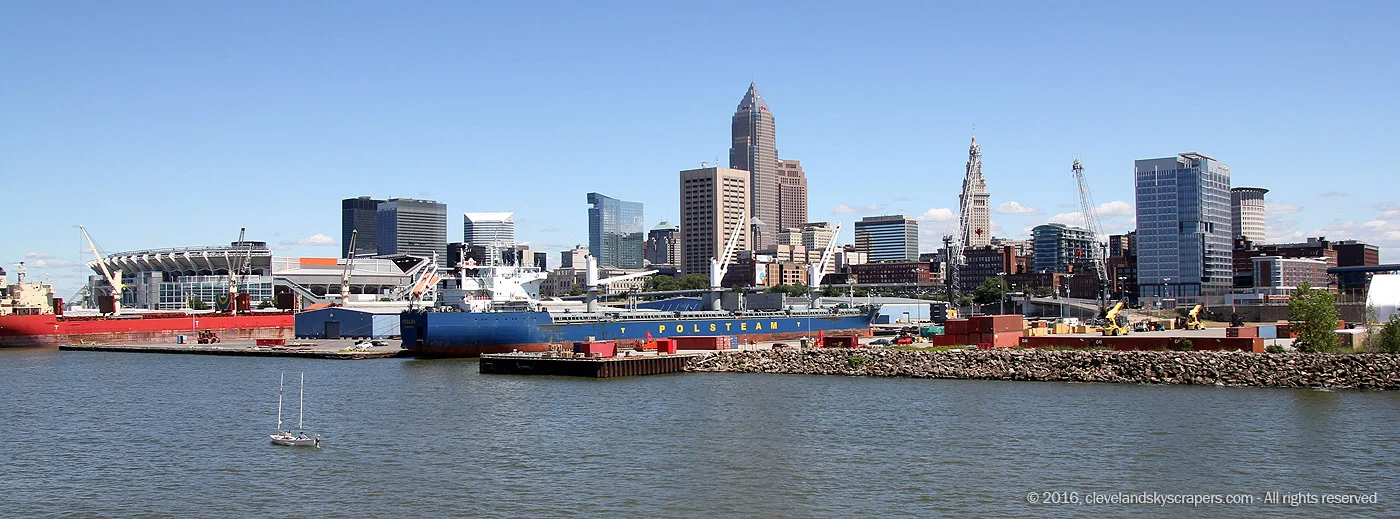View from Lake Erie, June 2016