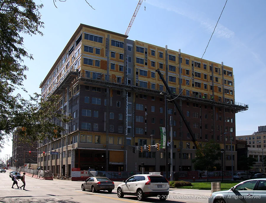 View from Euclid Avenue at East 18th Street, October 2016