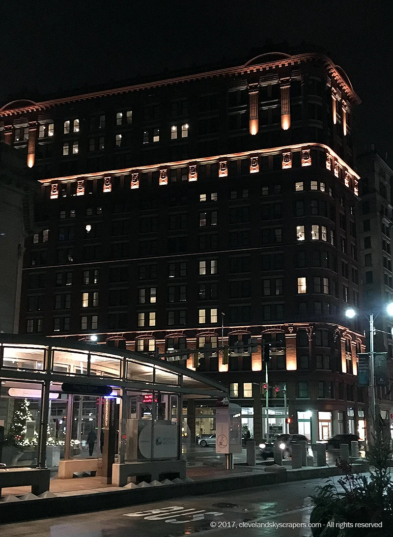 Evening view from Euclid Avenue, December 2016