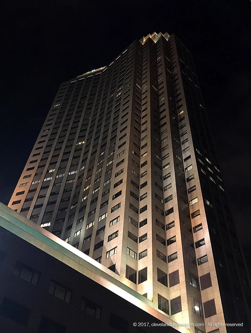 Evening view from Euclid Avenue, December 2016