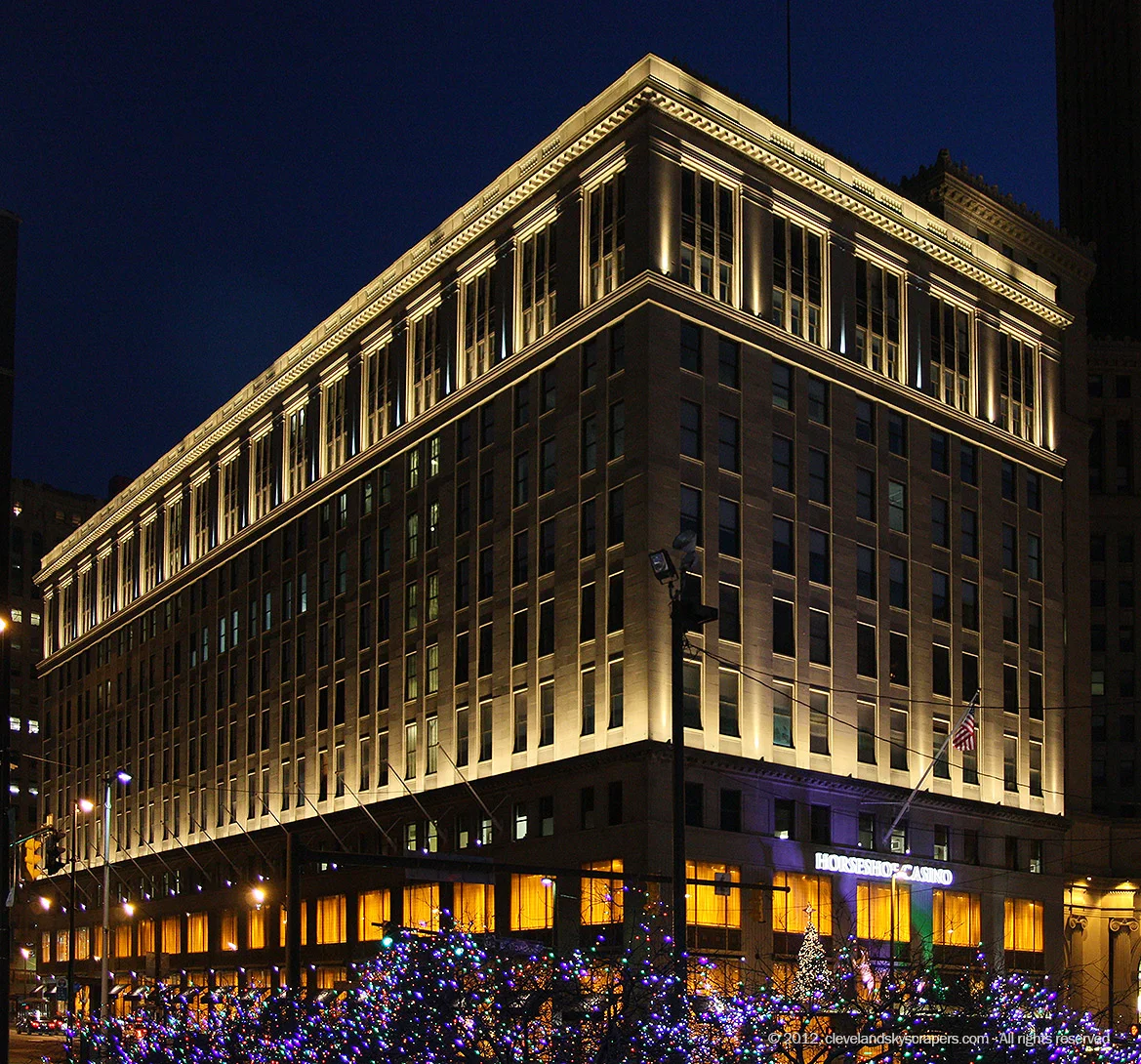 Evening view from Public Square, December 2012