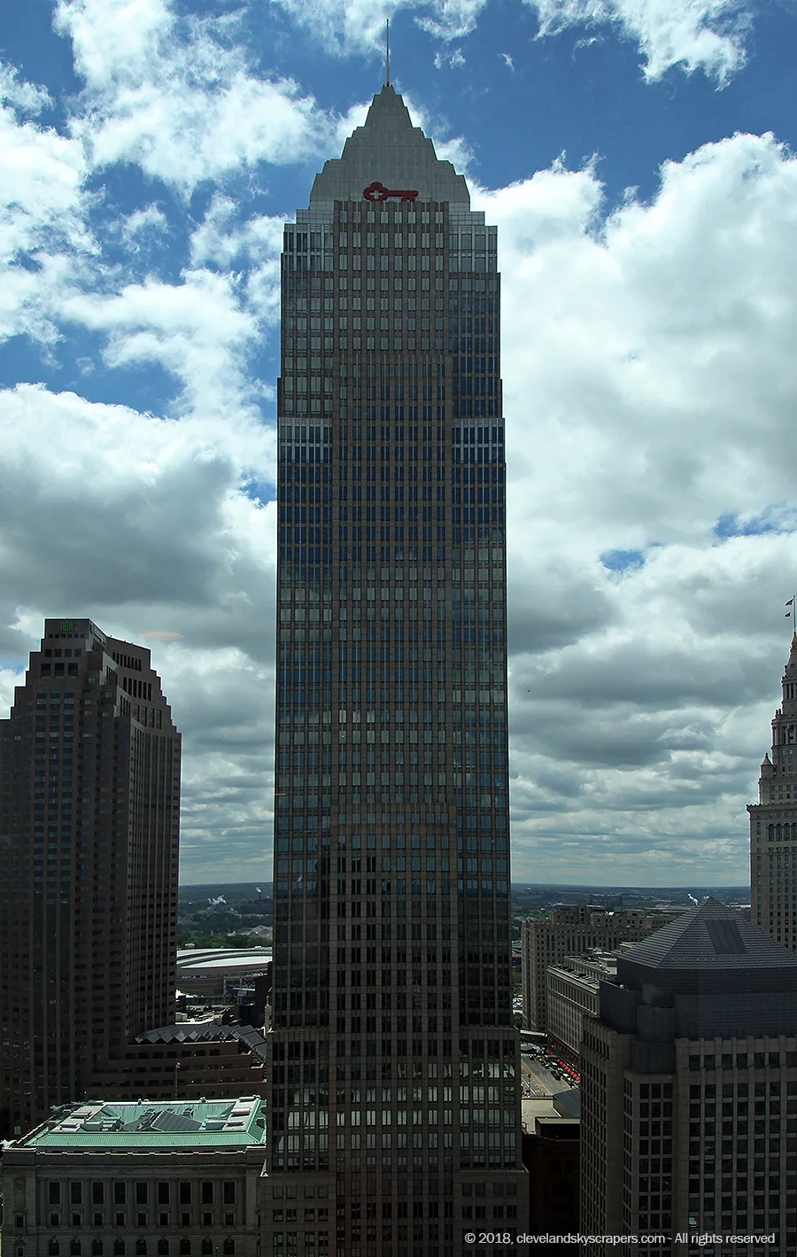 View from Cleveland Hilton Hotel, June 2016