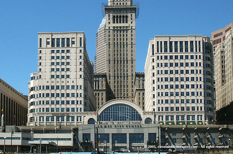 View from Cuyahoga River, 2005