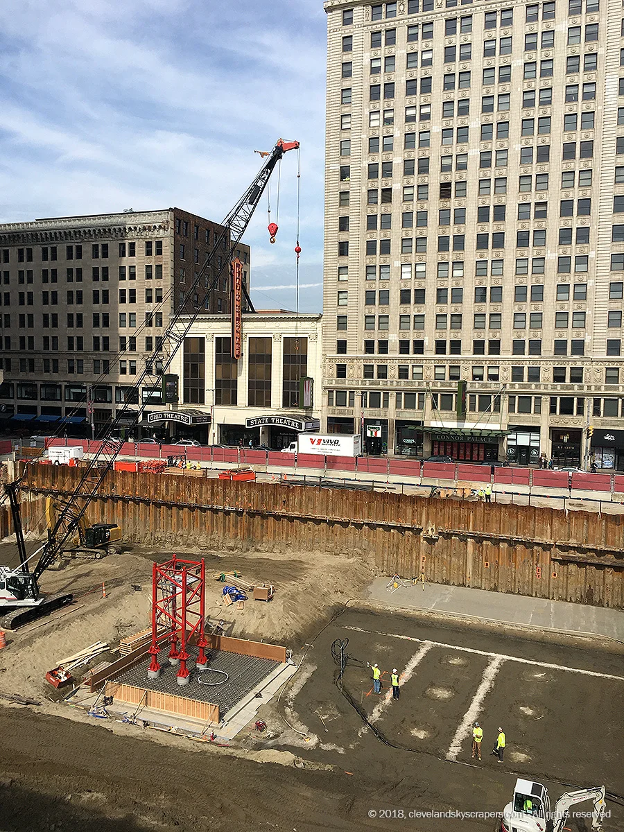 Tower crane installation, October 1st, 2018