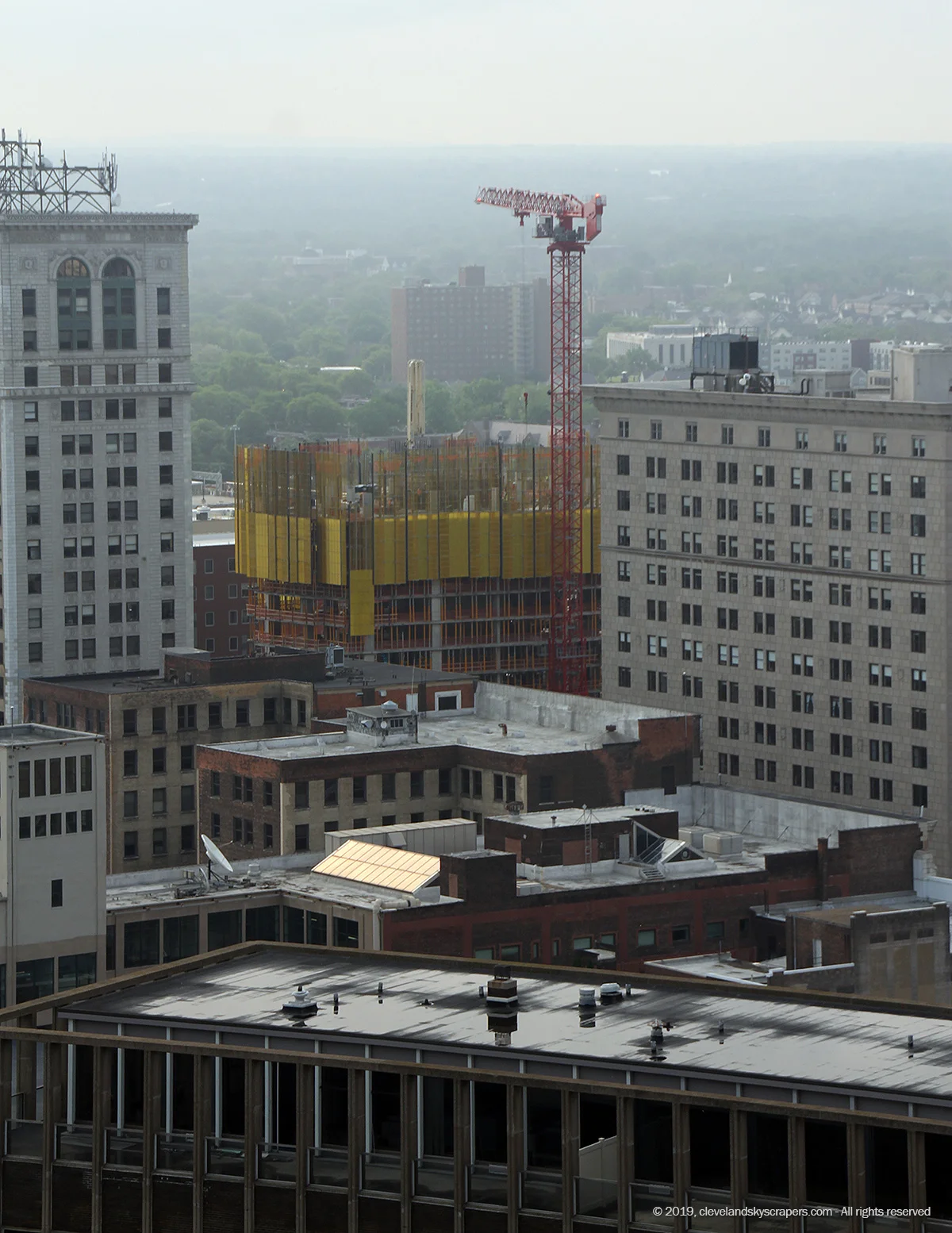 View from 1100 Superior Avenue, May 31st, 2019