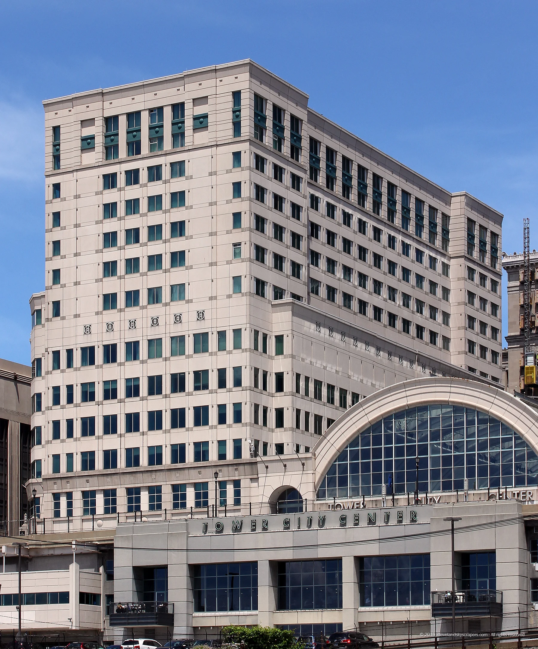View from Cuyahoga River, June 14th, 2019