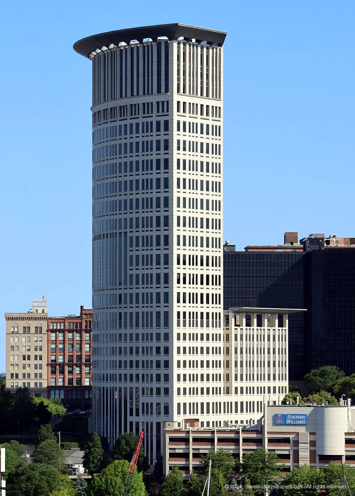 View from Lorain-Carnegie Bridge, July 2024