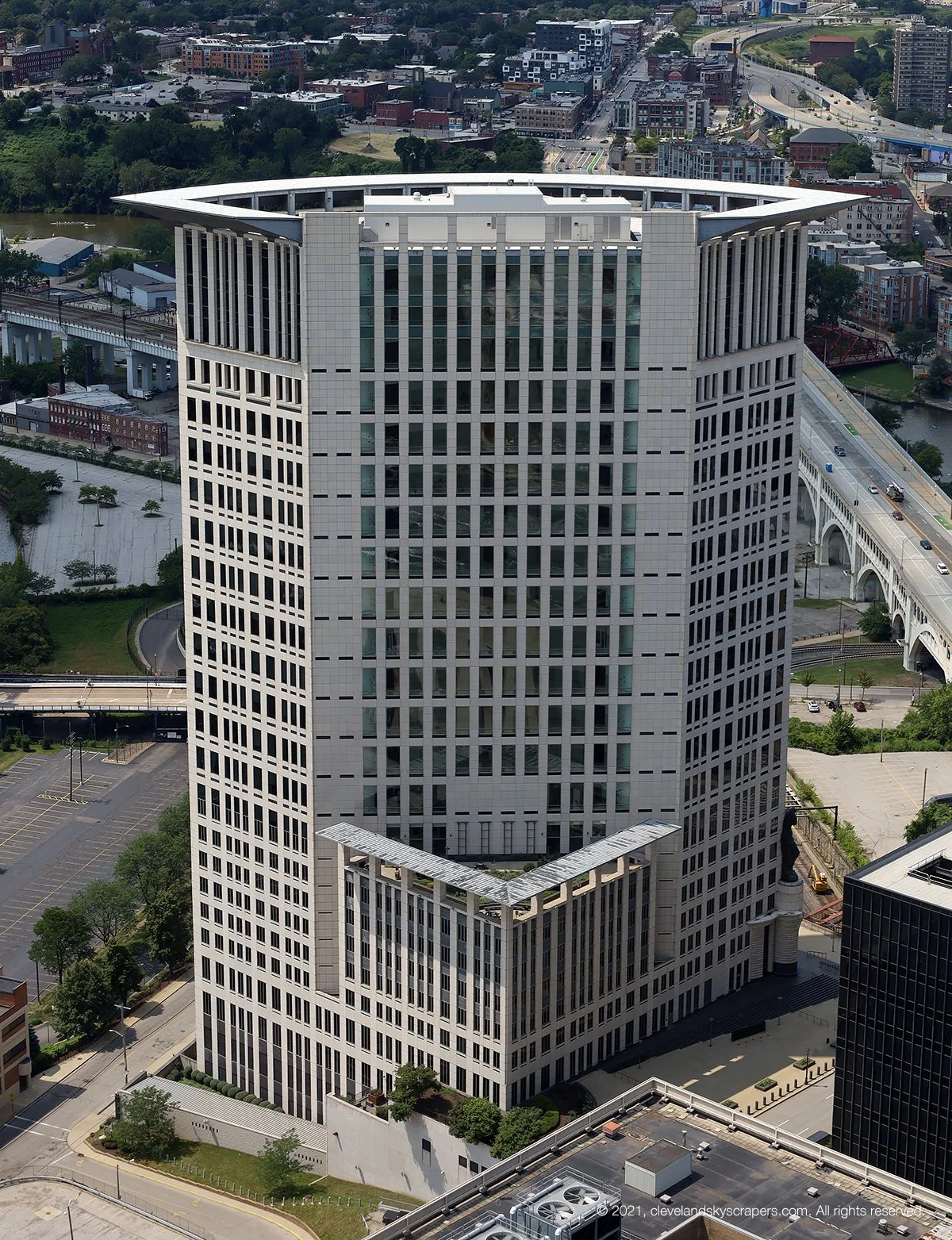 View from Terminal Tower, July 2021