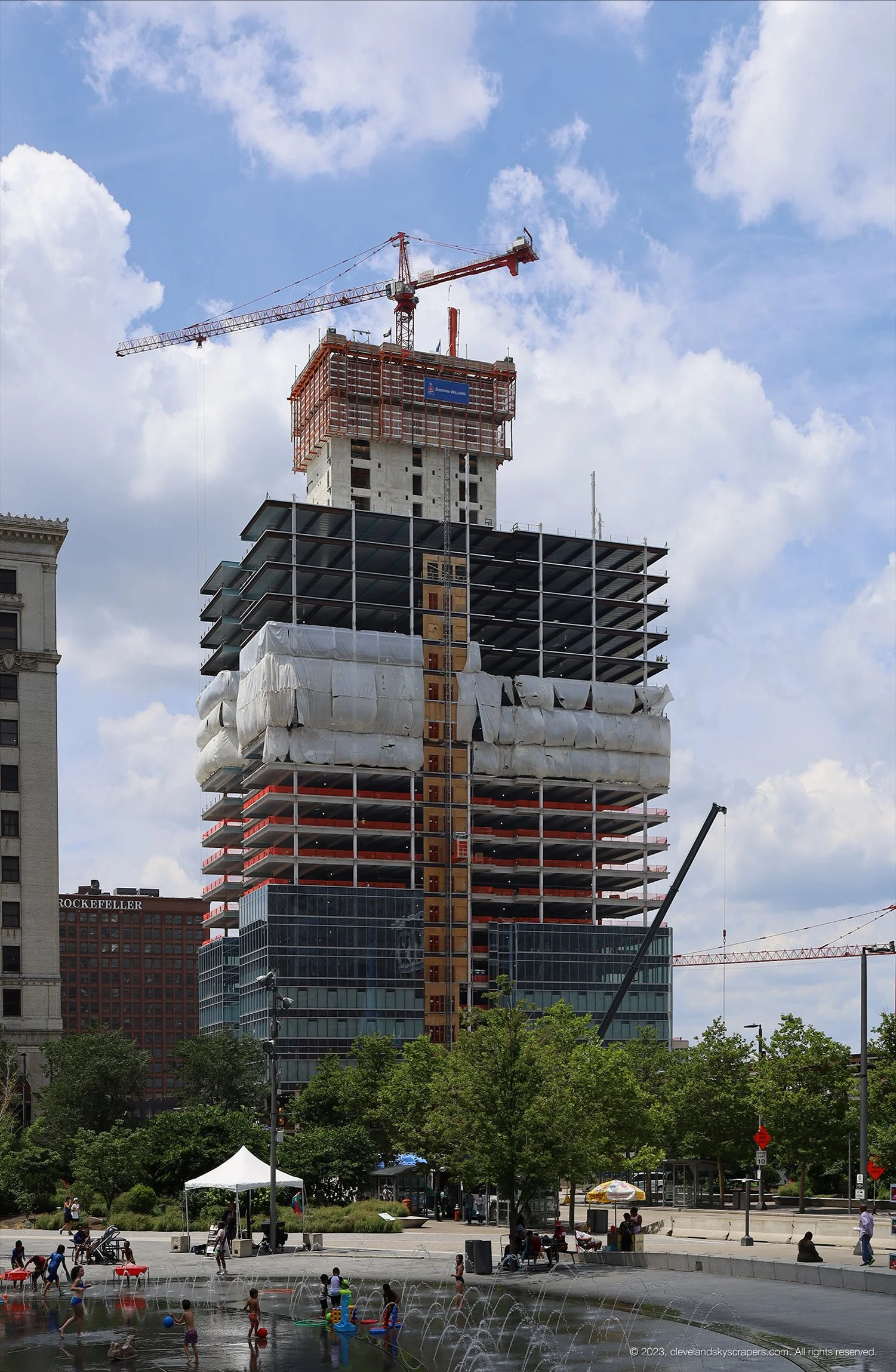 View from Public Square, July 11, 2023