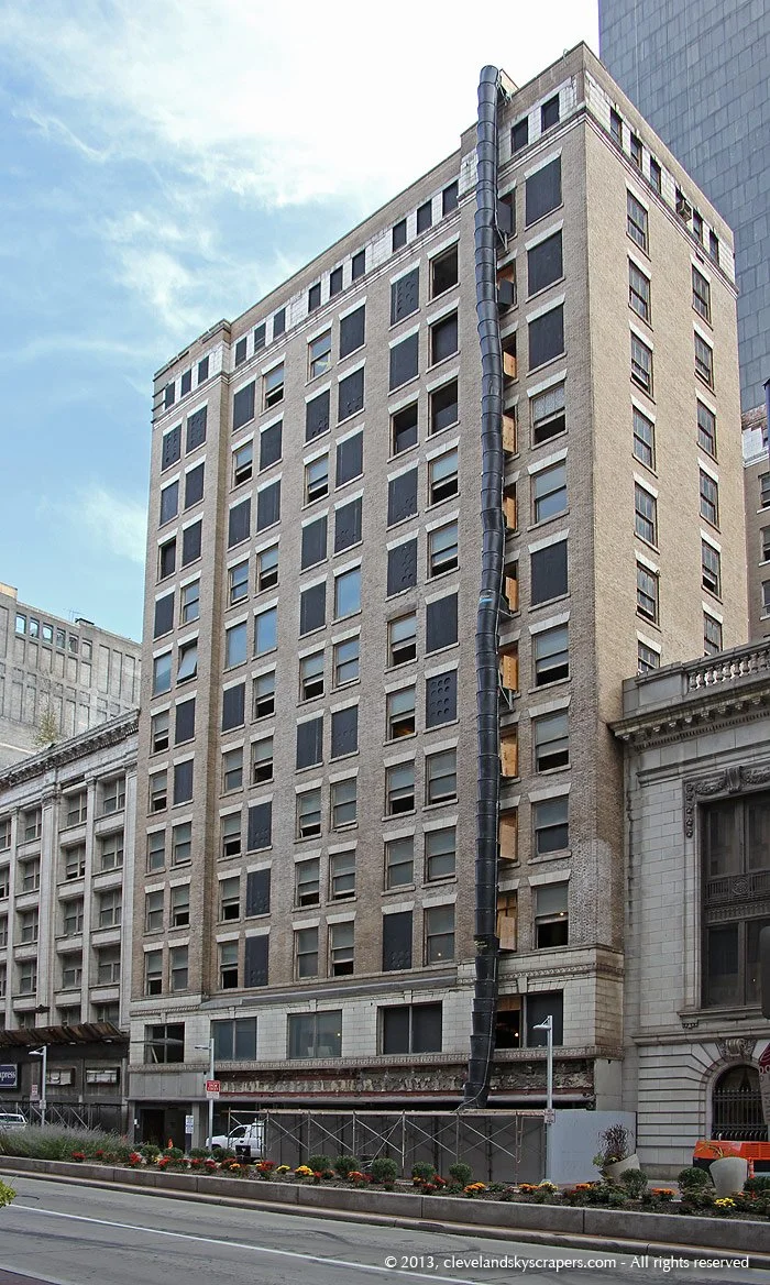 View from Euclid Avenue at East Ninth Street, October 12, 2013