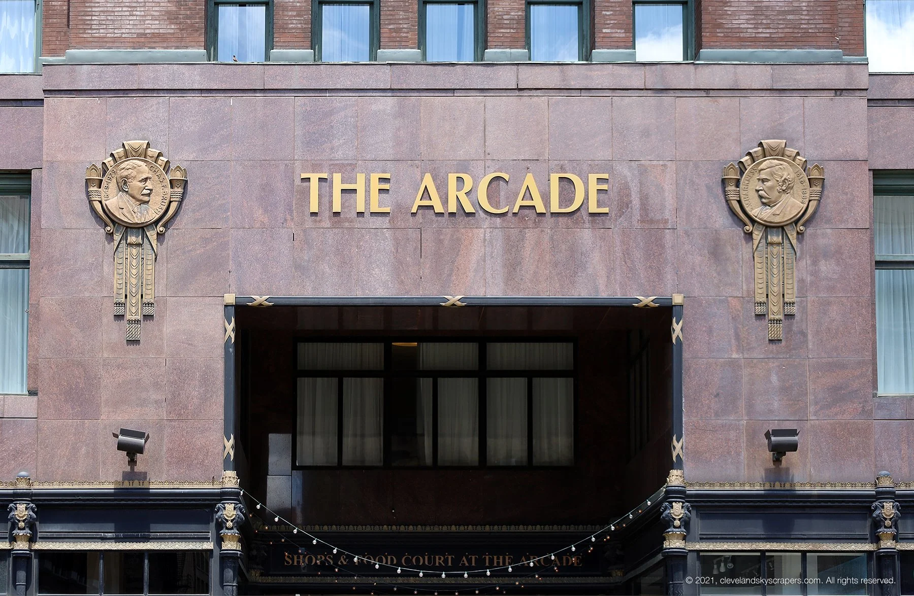 View of Euclid Avenue entrance, June 2021