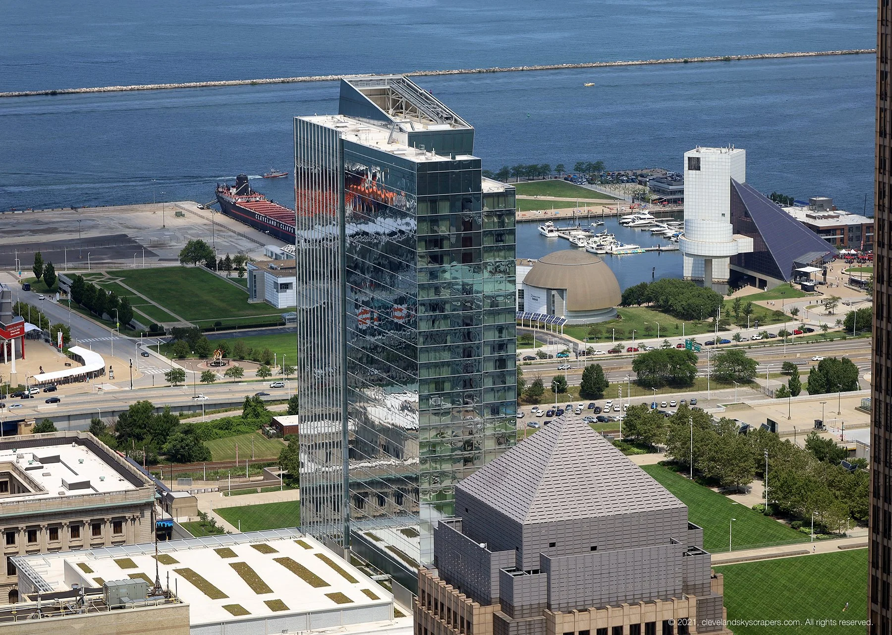 View from Terminal Tower, July 2021