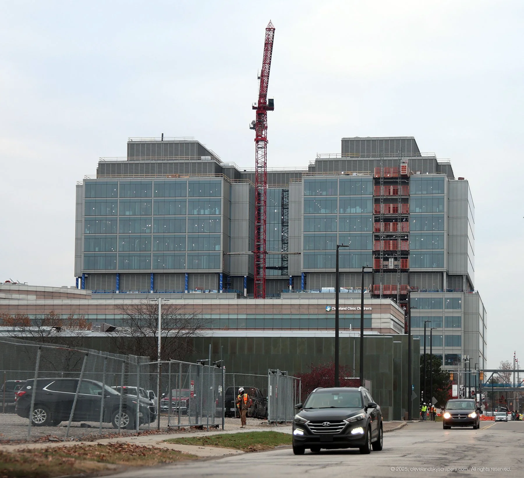 Construction view from East 89th Street, November 2025