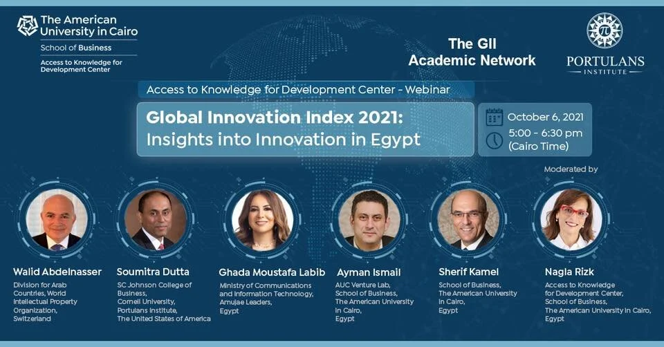 Global Innovation Index 2021: Insights into Innovation in Egypt