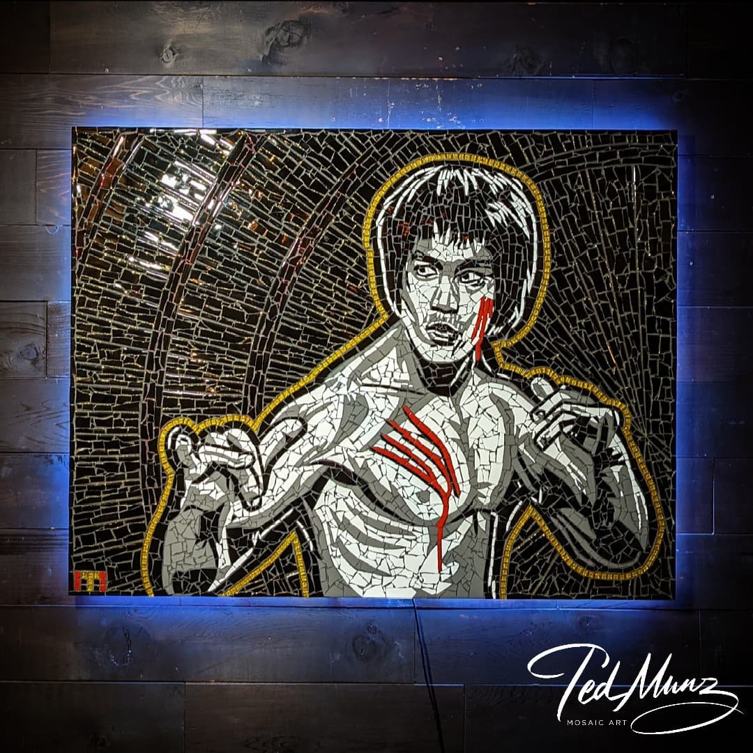 Bruce Lee Mosaic