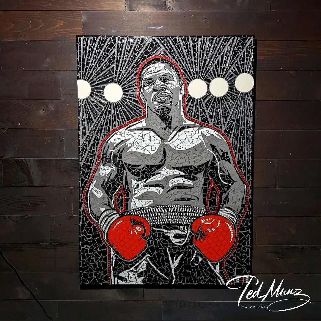 Mike Tyson Mosaic