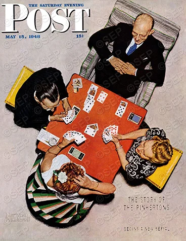 A classic Norman Rockwell cover for The Saturday Evening Post