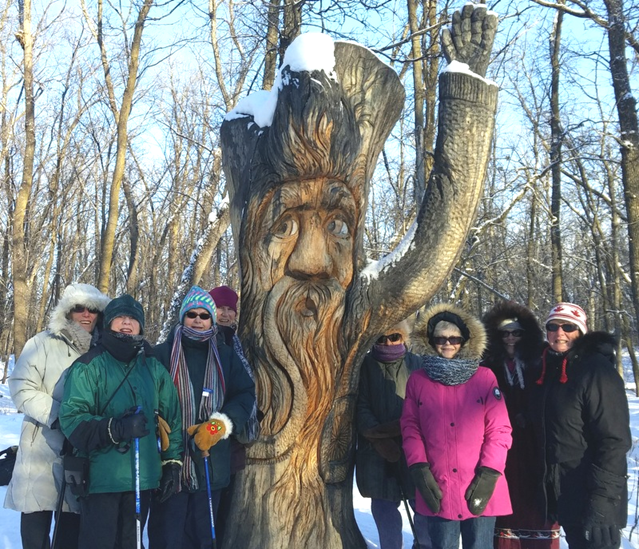  Ahhhh I don’t think Woody-Mhitik’s eligible for a UWC Membership. Could we adopt him? Photo taken by Sandy Millen on Jan.13 in the Bois-des-esprits in St. Vital.