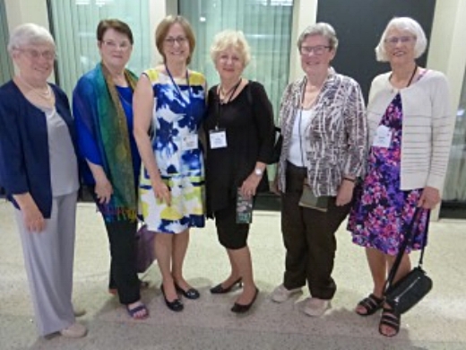  CFUW AGM ST. CATHARINES, ONTARIO jUNE, 2016 (L TO R) SANDY MILLEN PAT ELLIOTT BEVERLEY BOUDREAU LEONA MACDONALD RUTH SUDERMAN MURIEL SMITH ( CAROLYNNE PRESSER WAS THERE TOO!) 