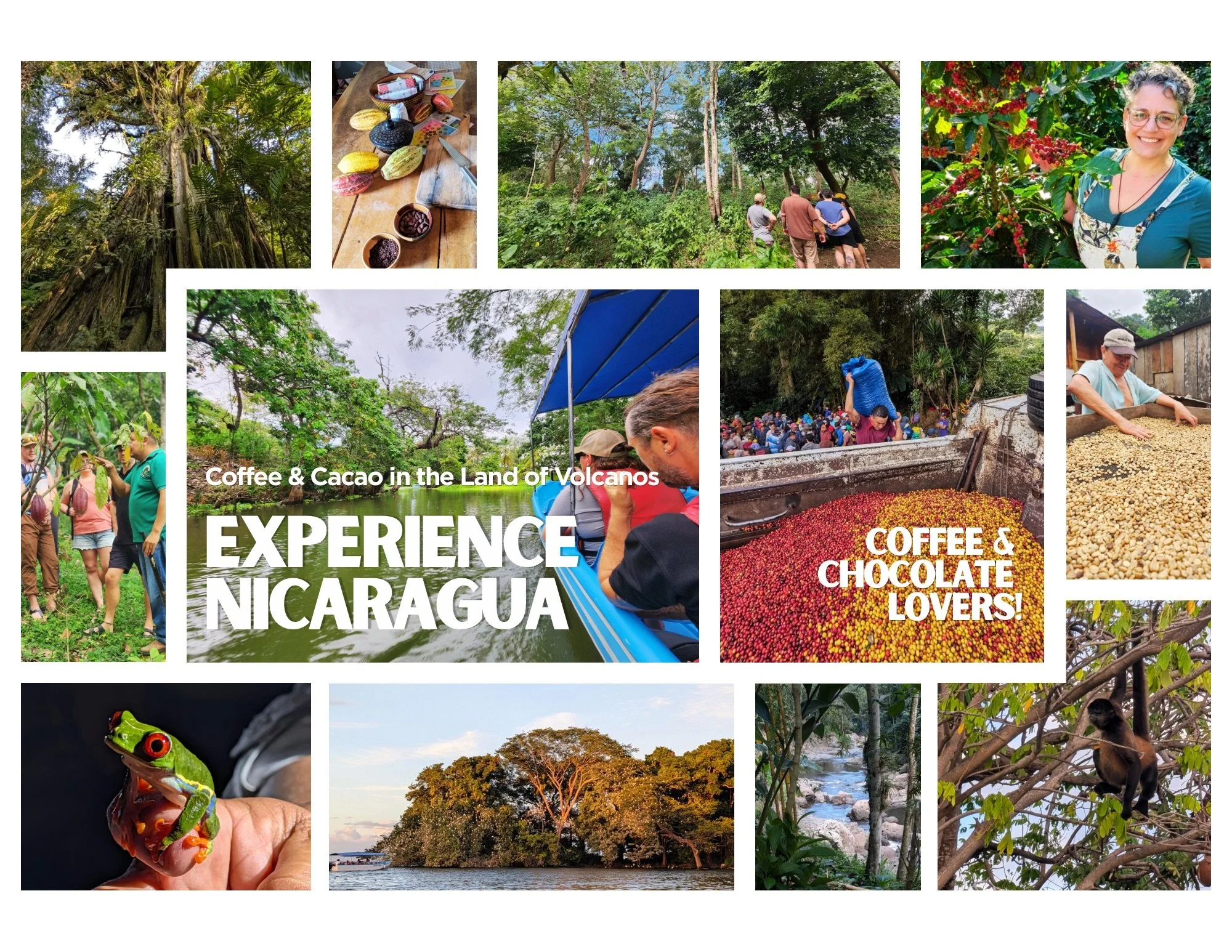 NICARAGUA ORGIN TRIP COFFEE CACAO ADVENTURE TRAVEL