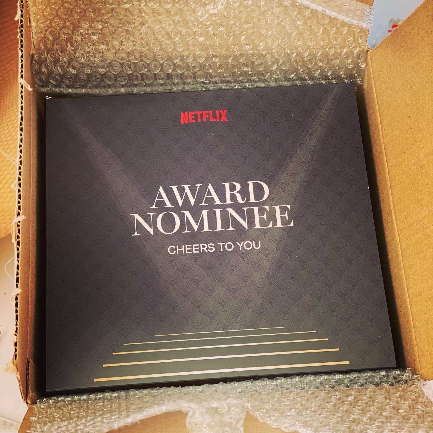 No big deal. Thanks @netflix for a cool mail moment. And thanks @uglybrotherstudios Mike, Tim, and the whole team for giving a kid with a bad attitude a cool job during the pandemic. What a fun result. 🍾