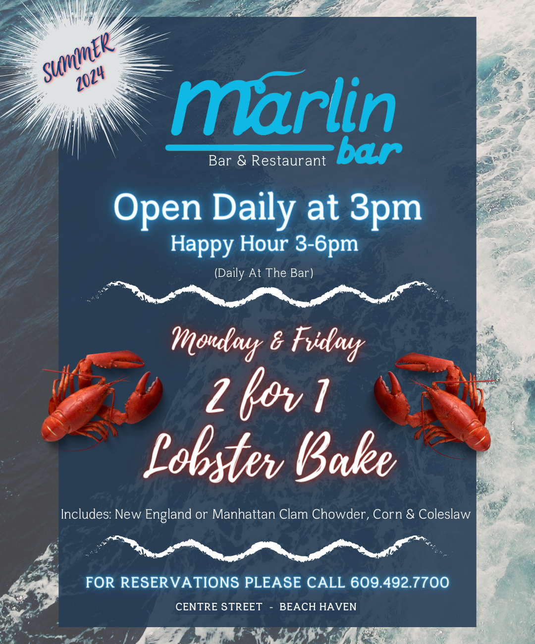 The Marlin Restaurant — The Marlin & Triton