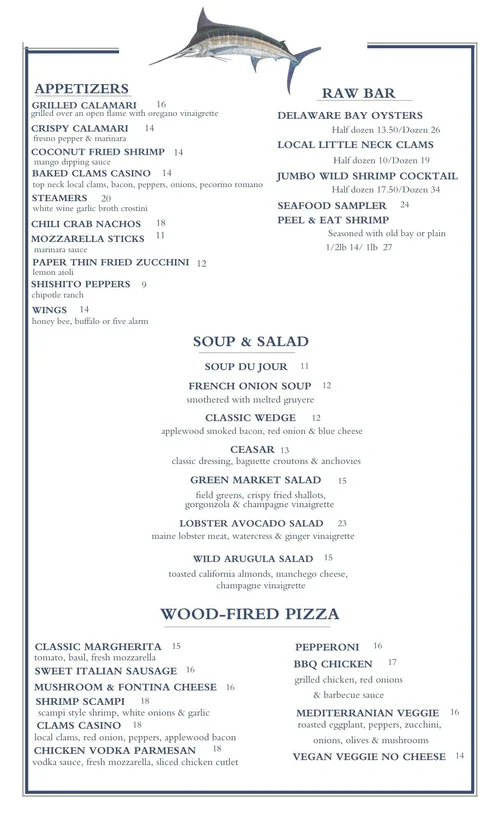 The Marlin Restaurant — The Marlin & Triton