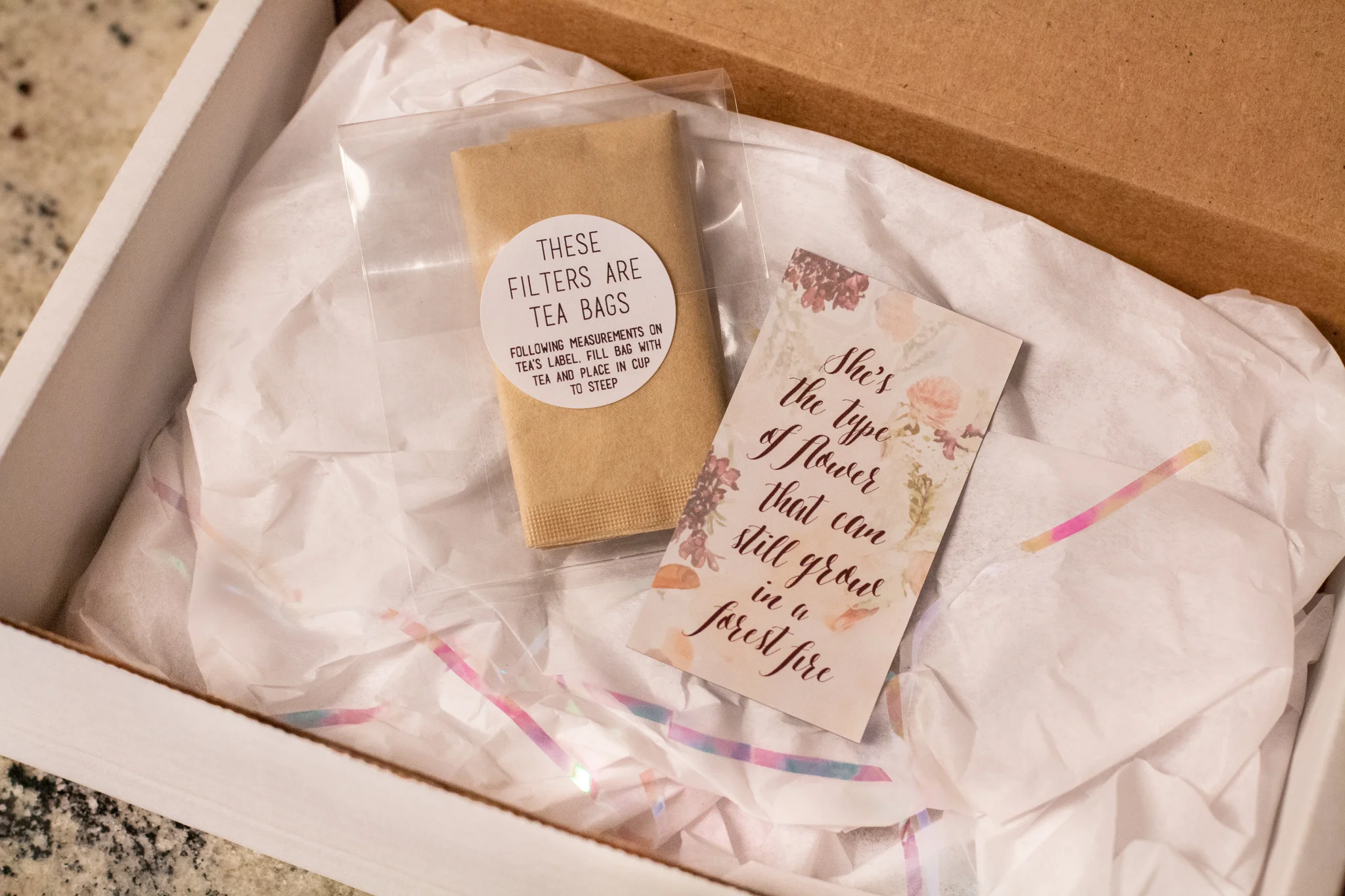 Tea filters and memorable magnet