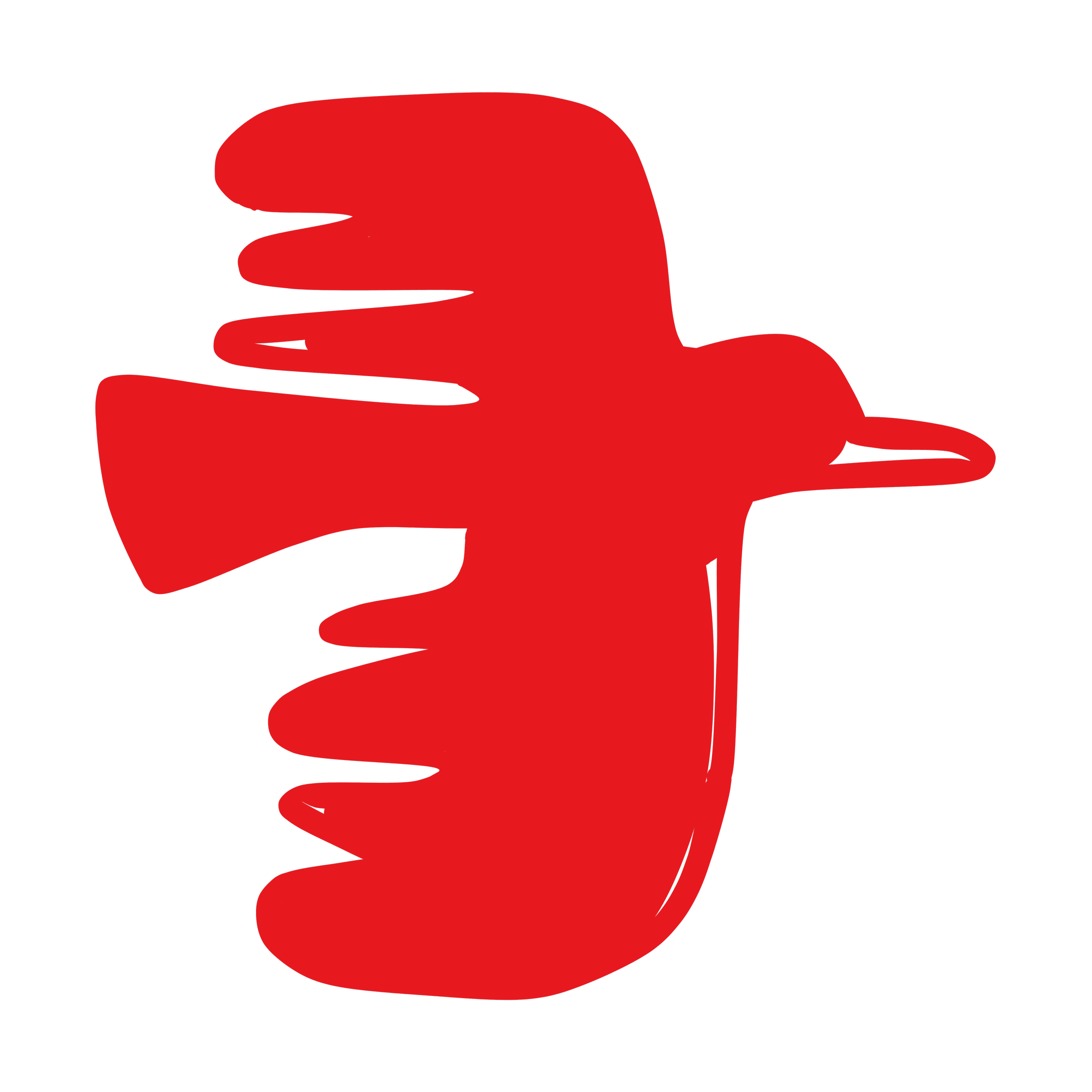 Red hand making the rock on gesture against a black background.