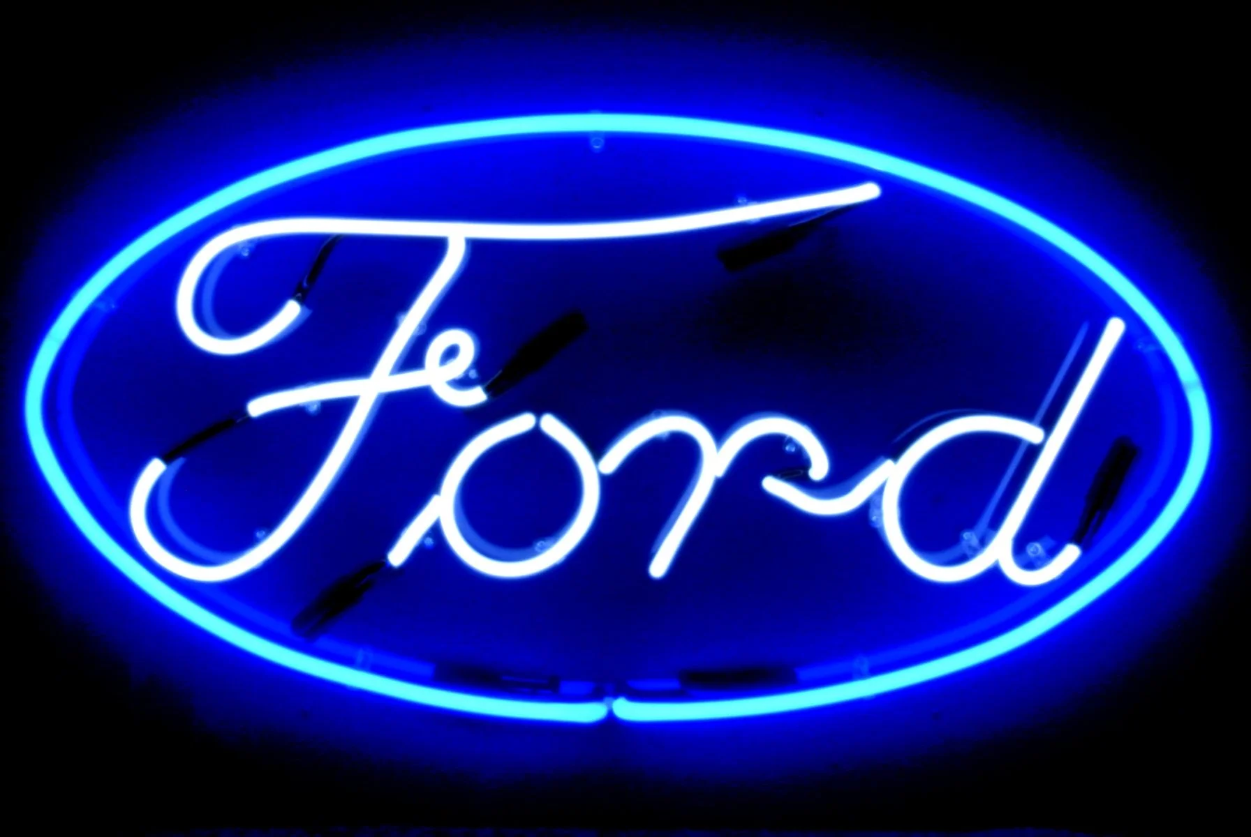 FORD DEALERSHIP SHOWROOM NEON SIGN by John Barton - BartonNeonMagic.com