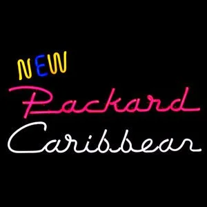NEW PACKARD CARIBBEAN NEON SIGN by John Barton - former PACKARD NEW CAR DEALER - BartonNeonMagic.com