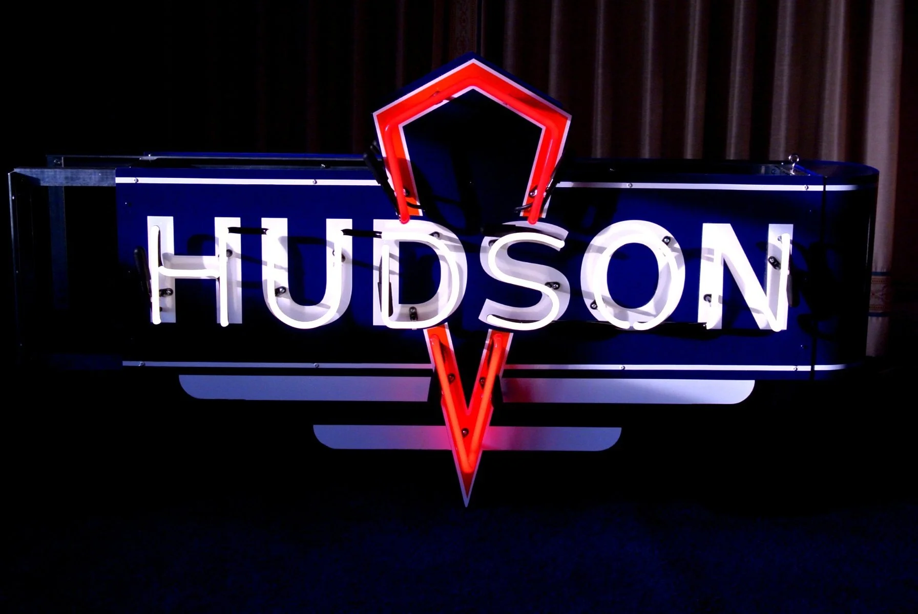 Hudson Dealership Neon Sign by John Barton - BartonNeonMagic.com
