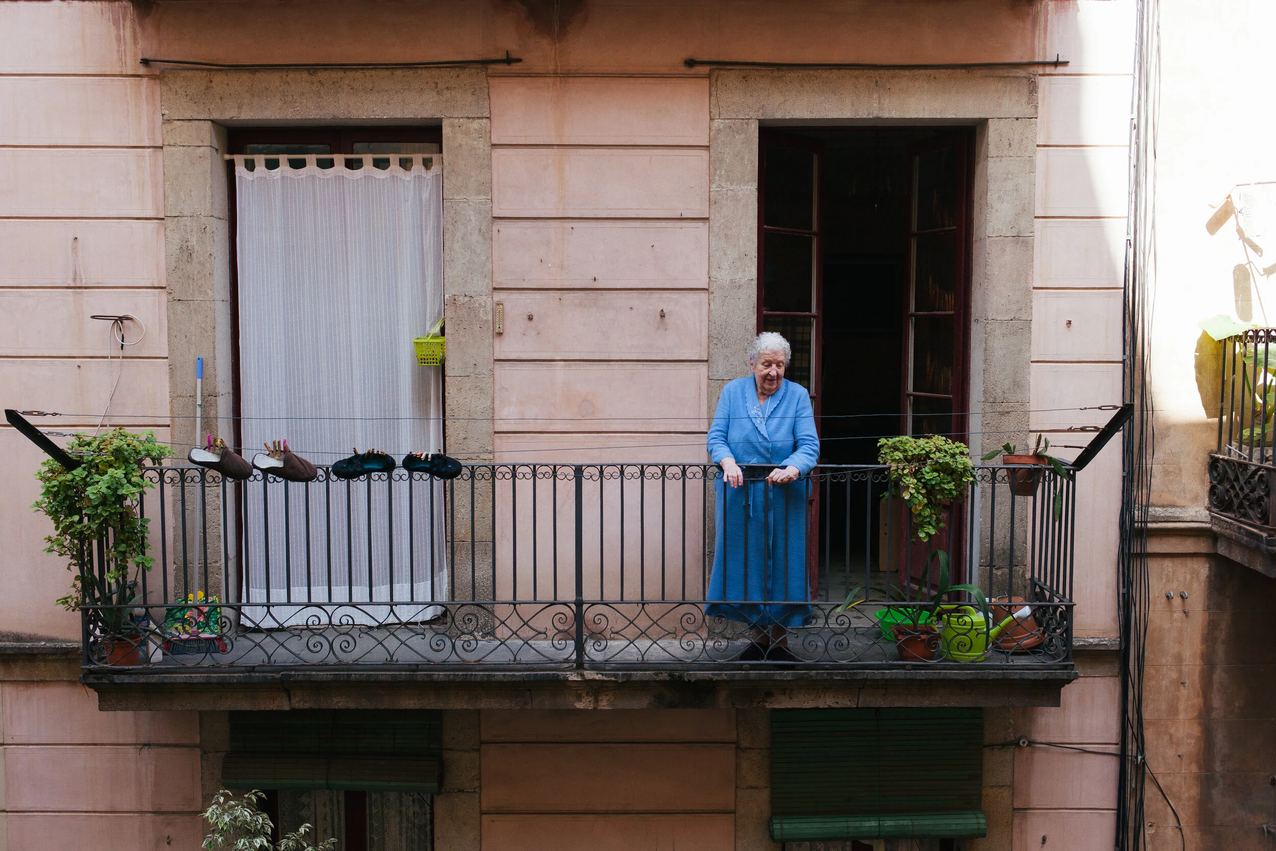 Barcelona Balcony Scenes