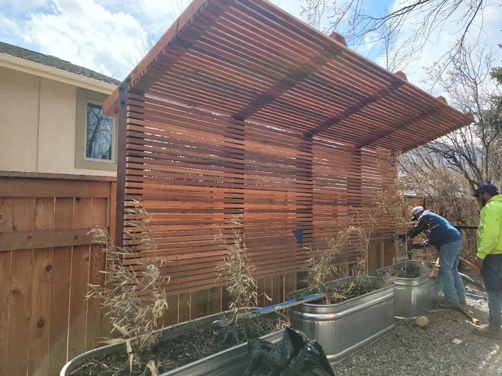 Natural Wood Screen or Shade