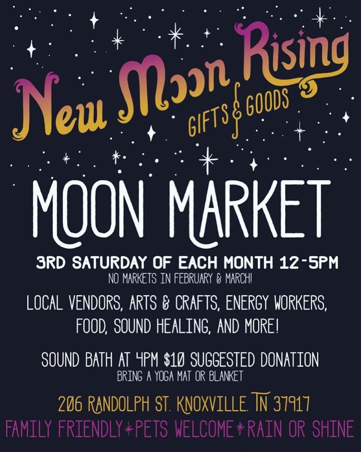 I will be at the Moon Market @newmoonrisinggiftsandgoodsknox next Saturday June 17th! I will have some Natural Aloha products and will be offering 30 for $30 Energy Alignment! Come by and get balanced! 

#naturalbodycareproducts #naturalandorganic #c