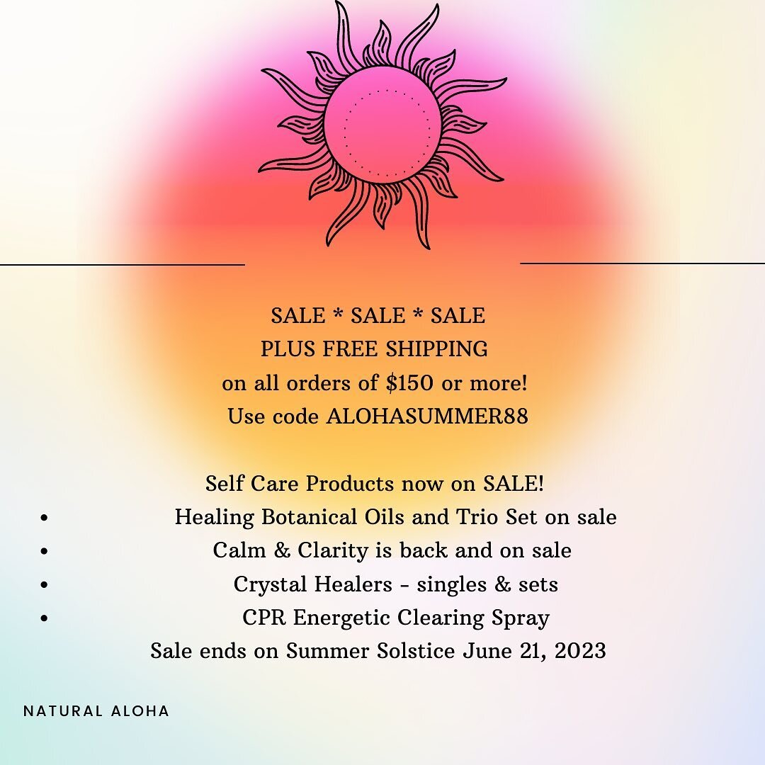 Check out our Aloha Summer Sale as we welcome Summer!

Summer Solstice is not only special to me because it is my favorite time of year when everything really comes alive again, but also because it was the day in which I first became a mother. (Happy