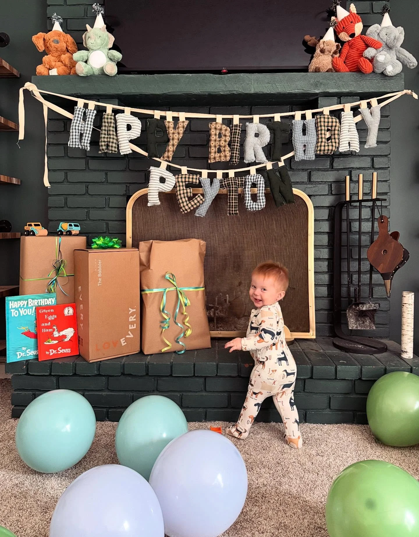 Happy first birthday to our smiley, goofy, blueberry-loving peanut. We love you so much, P 💕