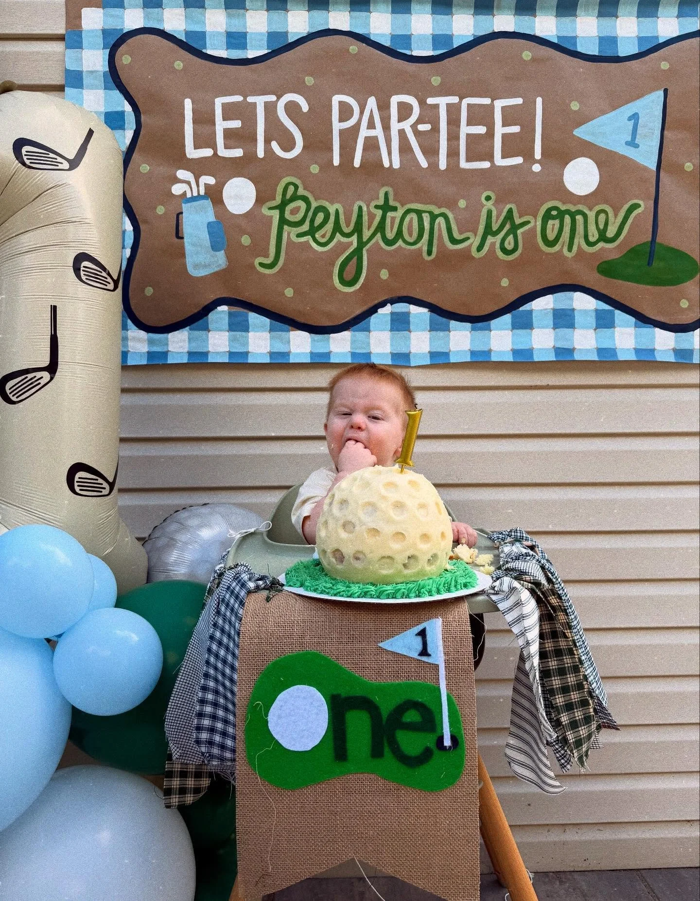 An un-fore-gettable first birthday ⛳️