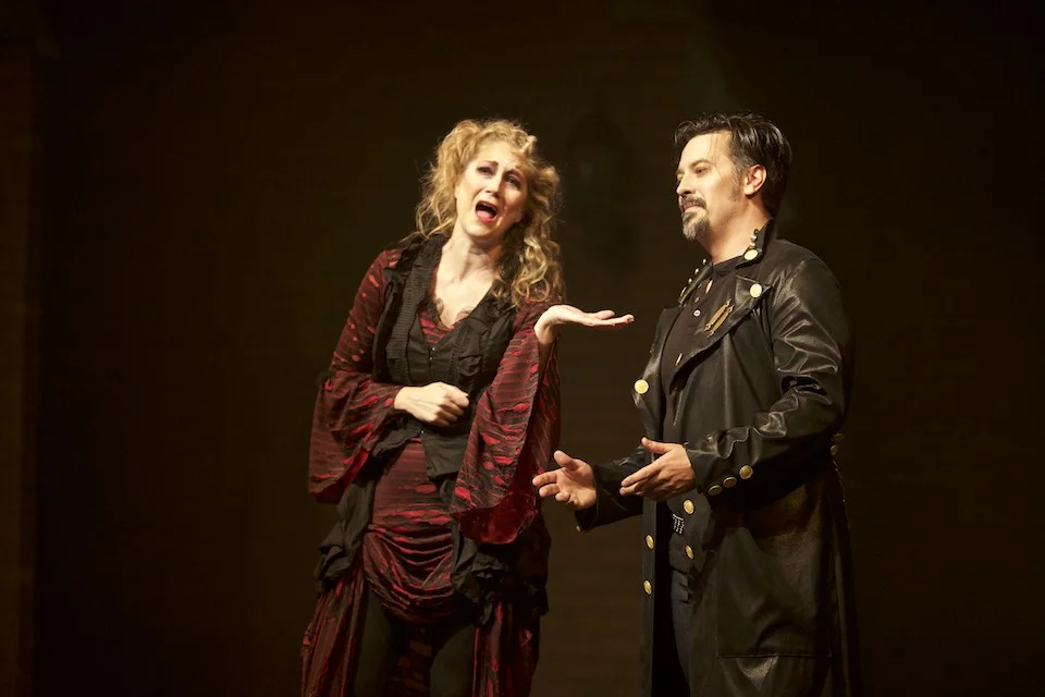 With Corey Crider as Sweeney Todd