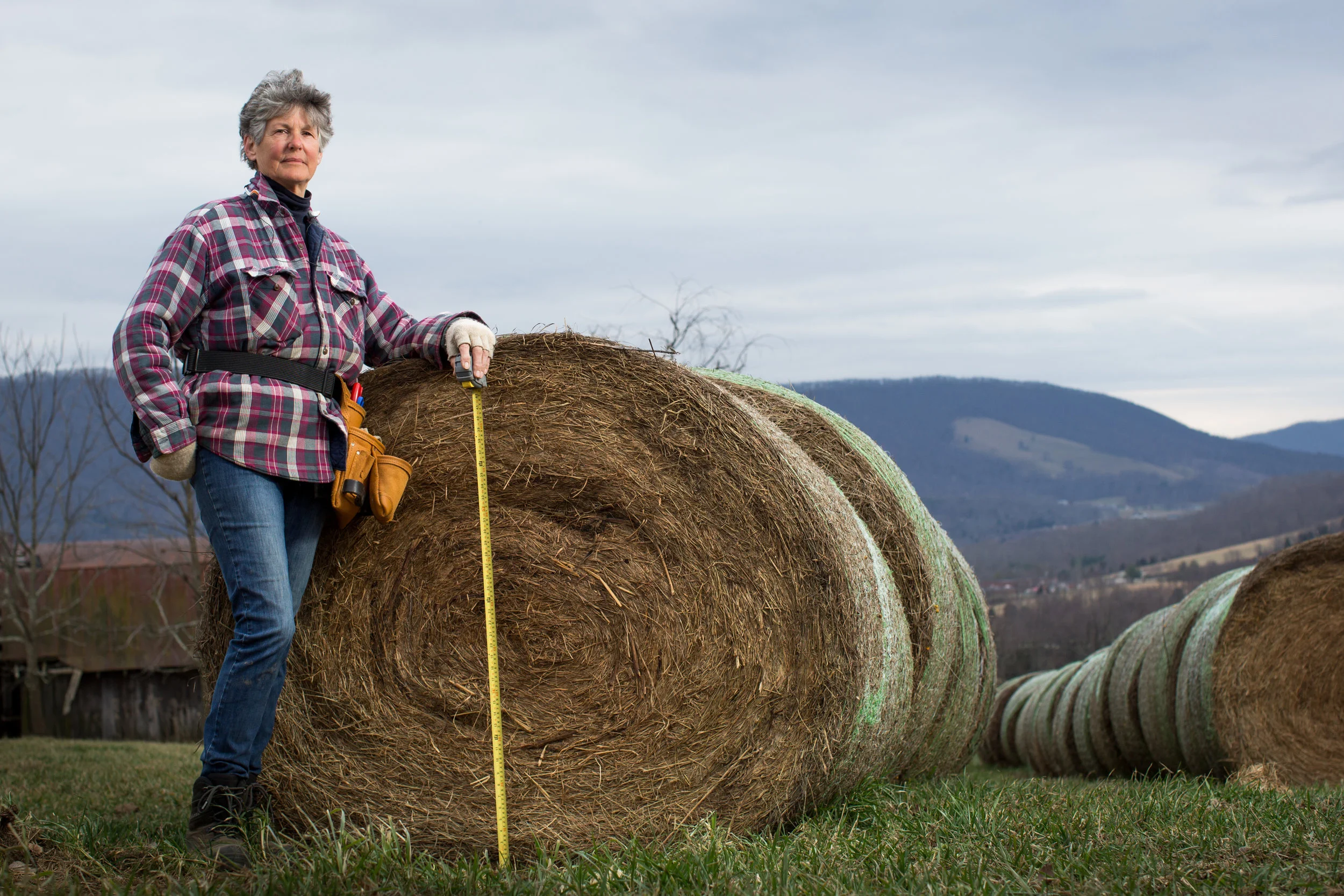 Georgina Haverty is fighting to stop a gas pipeline, ( 42 inches in diameter, which nearly the size of a roll of hay). Haverty runs a farming, orchard and wedding venue on her family farm, Doe Creek Farm in Giles County, Virginia. The proposed Mountain Valley Pipeline would cut through her farm and farmyard.